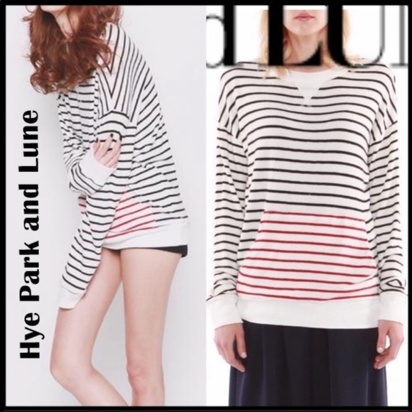 Hye Park And Lune Hadss Striped Sweater - Picture 1 of 7